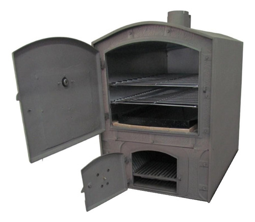 Horno De Fundicion A Leña Puerta Ciega Para Mesada Filfer