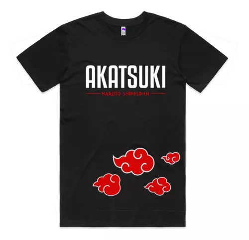 AKATSUKI - NUVEM - NARUTO SHIPPUDEN - TSHIRT BASIC