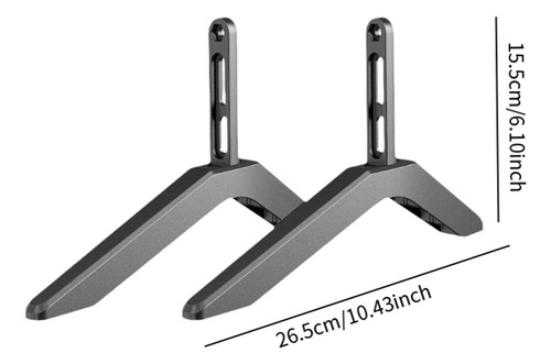 2pcs Tv Legs Stand De Tv Monte De Aluminio Aleación De