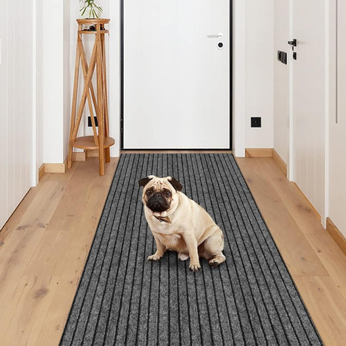 Weidear Hallway Runner Alfombra Con Respaldo De Goma, Alfomb