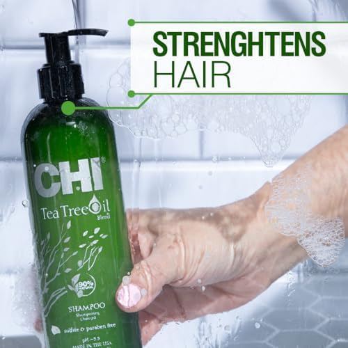 Shampoo De Óleo De Tea Tree Chi, Shampoo Fortalecedor