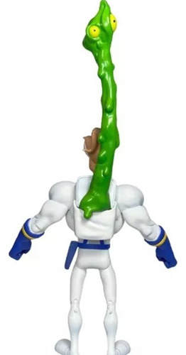 Figura Jim Lombriz Original Earthworm Jim Con Accesorios