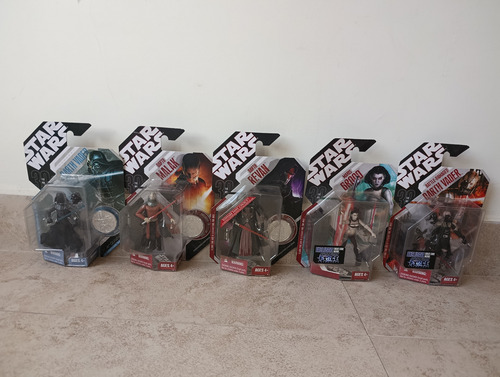Star Wars 30th Anniversary Lote Sith Darth Vader Malak Revan (Usado)