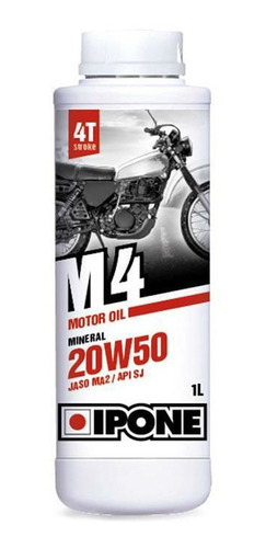 Aceite Moto Ipone M4 4t 20w50 Ipone Mineral 999 Calle