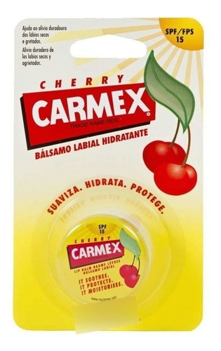 Carmex Original Bálsamo Labial Hidratante Con Spf 15 Cereza