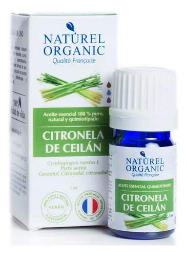 Aceite Naturel Organic Citronela Ceilan 5ml