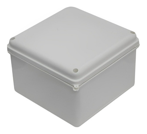 Caja De Paso Plastica 15x15 Blanca 1 Unidad