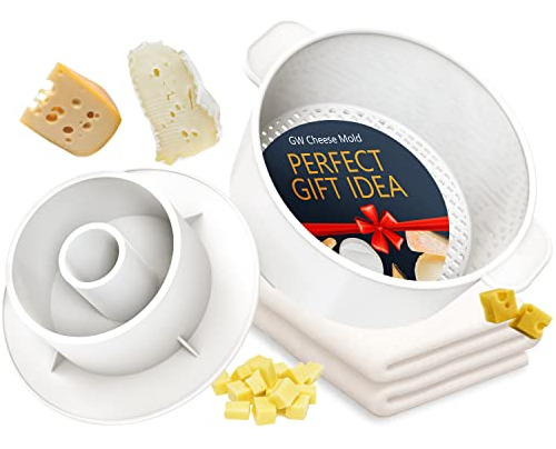 Grand Way Molde De Queso Con Seguidor Y Estopilla - Kit De F