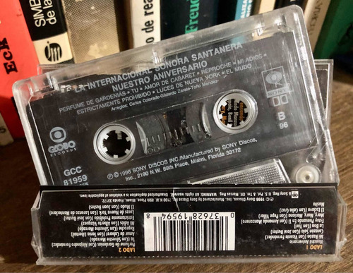 Cassette La Internacional Sonora Santanera. Nuestro Aniversa (Usado)