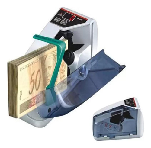Maquina Portátil  Para Contar Dinheiro Controle Eficiência