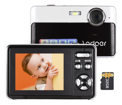 Videocámara Andoer-2 4k, 48 Megapíxeles, Zoom 16x, Flash Ant