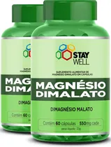 Comprar 2 Unidades Do Magnésio Dimalato 550mg 100% Puro E Concentrado - Fórmula Avançada Com Alta Absorção E Insumos Importados - 120 Cápsulas