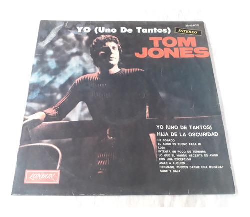 Disco Vinilo Tom Jones Yo Uno De Tantos Formatovinilo