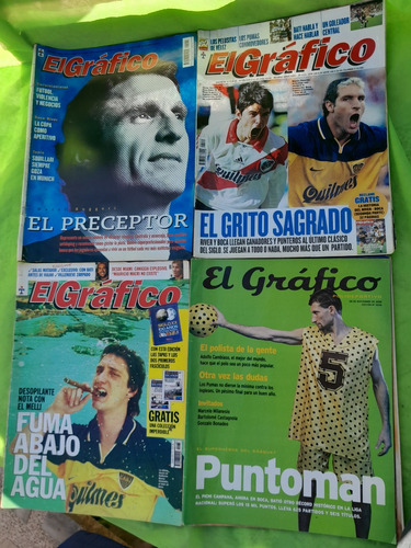 Lote 7 Revistas El Gráfico Y 2 Suplementos Deportivos