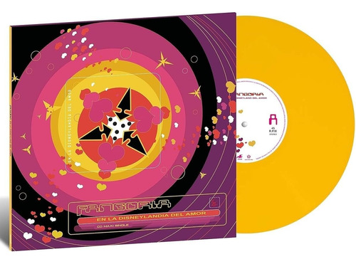 Fangoria En La Disneylandia Del Amor Lp Vinyl Amarillo Versión Del Álbum Estándar