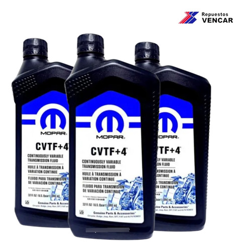 Aceite Transmisión Caja Automática Cvtf+4 Mopar 