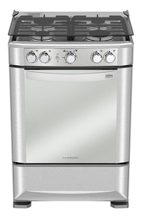 Estufa De Piso De 56 Cm Acero Inox Mabe Emc6050nfx0