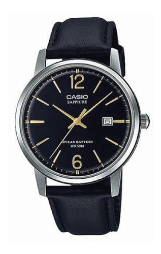Reloj Hombre Casio Mts-110l-1a Cristal Zafiro Agente Oficial