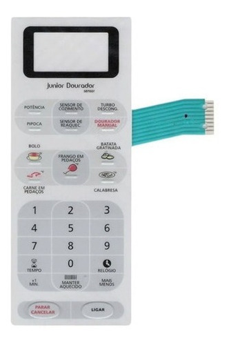 Teclado Compatível Microondas Panasonic Nng55 - Nn G 55 Bh