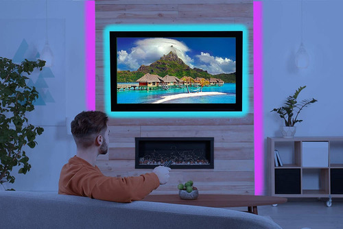 Alcance 20 Metros De Luz Con Control Remoto/wifi Luz Rgb