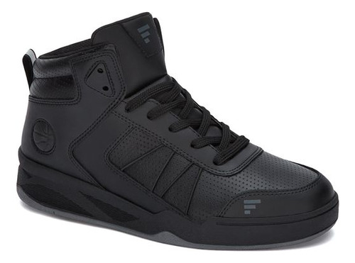 Tenis Pr88647u Suave Negro Agujetas Reflejante Talon