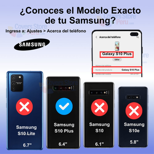 Funda Case For Samsung S10 Plus Soft Feeling Antishock Azul