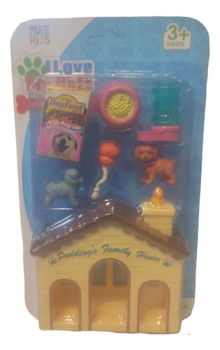 Set - I Love My Pets Super Fun - Cinza Multikids