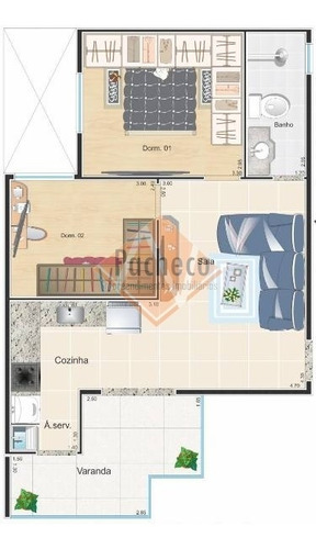 Imagem 4 de 4 de Apartamento/studio Na Vila Matilde, 2 Dormitórios, 49 M², R$ 245.000,00 - 2173