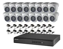 Comprar Kit Camaras Seguridad Hikvision 16ch + 16 Domos + Fullhd