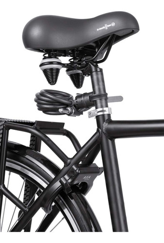 Axa Cable De Seguridad Para Bicicleta Newton 150/10, Color N