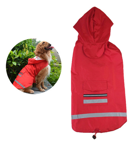 Ropa Impermeable Para Perros Medianos Y Grandes Para Mascota
