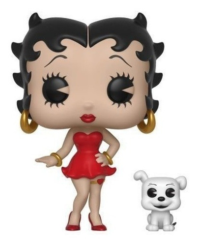 Boneco Funko Pop Betty Boop E Pudgy Número 421 C Fotos Reais