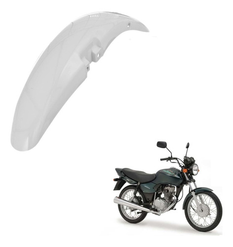 Paralama Honda Titan 2000 /fan 125 Até 2013 Branco Cargo 125