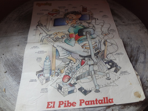 Posterribles El Pibe Pantalla Cromy Años 80 Primera Mano