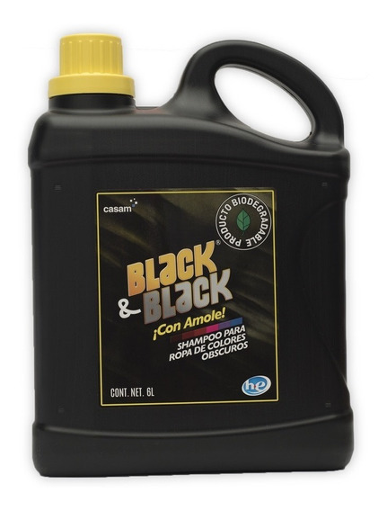 Detergente Para Ropa Obscura Black & Black 6 Lt. | Meses sin intereses