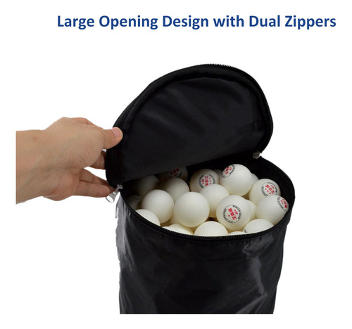Bolsa De Almacenamiento Portátil De Ping-pong Para 230 Pelot
