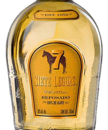 Paquete De 3 Tequila 7 Leguas Reposado 700 Ml