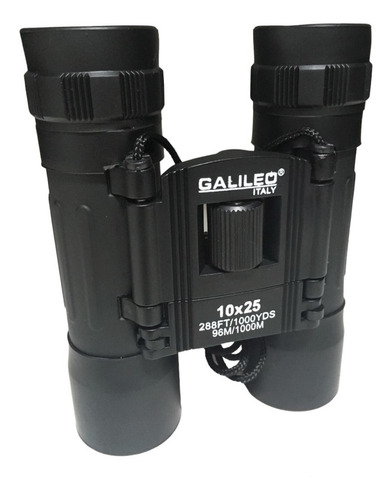 Binoculares Galileo 10 X 25 Lente De Ruby Con Estuche Hq Hd