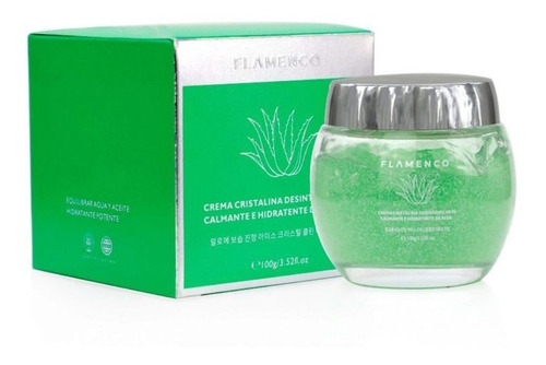 Crema Facial Cristalina Aloe Vera Desintoxicante Calmante