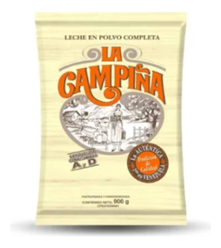 Leche En Polvo Completa La Campiña 900gr