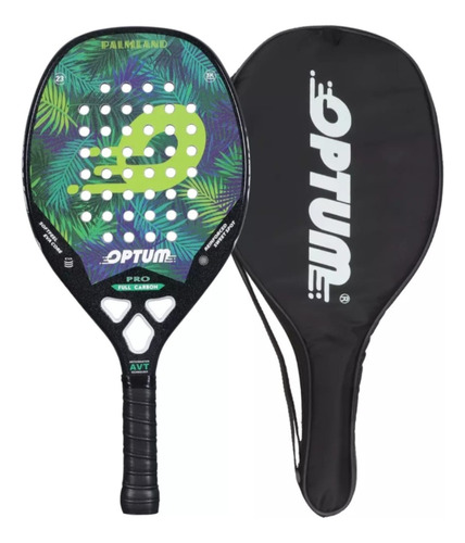 Raquete Beach Tennis 3k Optum Palmland Full Carbon Leve 