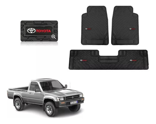 Tapetes Class Cov 3pz Logo Toyota Pickup Hilux 1989 A 1997