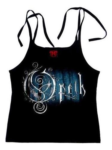 Opeth Polo Top Mujer Tiras Ajustables Small [rockoutlet]
