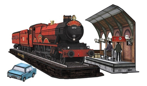 Imagen 3 de 5 de Harry Potter - Expreso De Hogwarts - Puzzle 3d