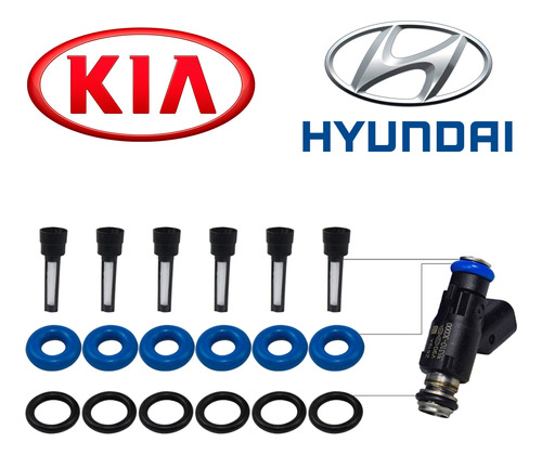 Kit Reparo Bico Injetor Hyundai Azera 3.3 V6 35310-3c000 