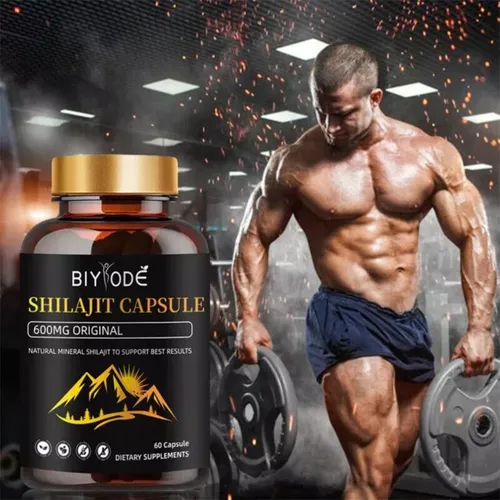 Shilajit Cápsulas 600mg Orgánicas + 30g Resina 85 Minerales