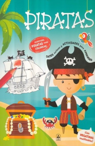 Piratas: Gran Coloreable, De Libsa. Serie Gran Coloreable Editorial Marin Libsa, Tapa Blanda, Edición Primera En Español, 2016