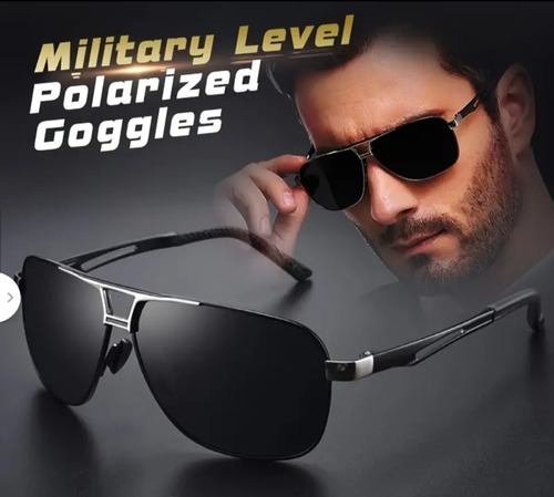 Lentes De Sol Polarizados Con Protección Uv400 Military.