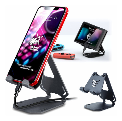 Soporte Celular Nintendo Switch Gaming Bam G4 Premium!!!
