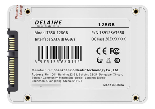 Disco Duro Solido Ssd 2.5 Interno Goldenfir 128gb